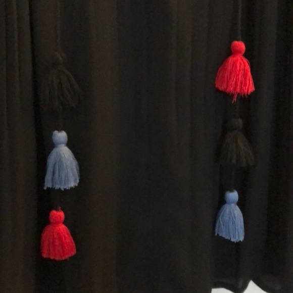 LOFT MP BLACK POLYESTER TOP - Picture 3 of 5